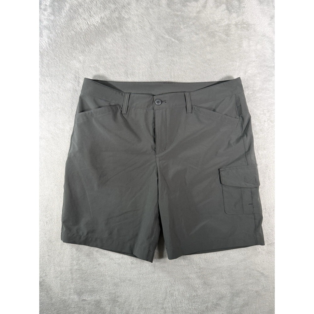 Eddie Bauer Short Women's 12 Grey Adventurer Performance Cargo 0085